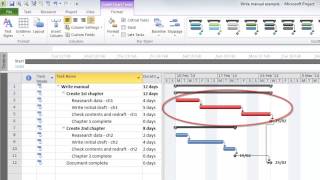 Microsoft Project Tutorial  Understanding the Critical Path [upl. by Ardnoid778]