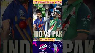 India vs Pakistan Highlights ICC T20 World Cup 2024 IND vs PAK Full Highlights [upl. by Jehias]