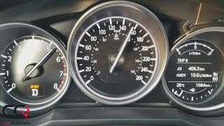 Mazda 6 Turbo  Acceleration Test 0100kmh 060 mph  87 Octane fuel  Review part 22 [upl. by Areivax140]