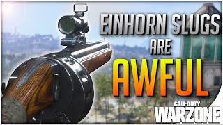 Einhorn Revolving Shotgun Slugs in Warzone  One of the Worst Shotgun Setups [upl. by Steck]