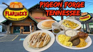 FLAPJACKS PANCAKE CABIN REVIEW  PIGEON FORGE TN [upl. by Entwistle]