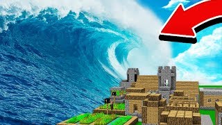 10 CRAZIEST MINECRAFT STORMS TSUNAMI TORNADOES METEORS MORE [upl. by Chace]