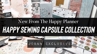 Happy Sewing Collection  Joann Exclusive  The Happy Planner [upl. by Asilanom]