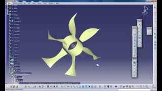 Catia V5 TutorialsWireframe and Surface DesignRotate [upl. by Mitchiner]