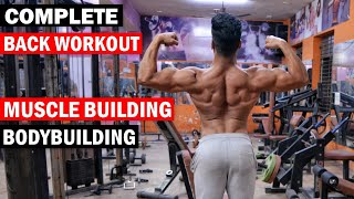 Complete Back Workout for Muscle Building  Bodybuilding Exercise amp Tips [upl. by Merp]