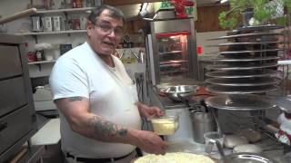 Frank Giaquinto opens one of my dough balls at Roots Market [upl. by Eads180]