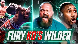 Fury KO’s Wilder  INSANE LIVE REACTION [upl. by Hersch106]