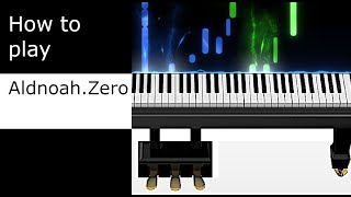 aLIEz  AldnoahZero ED2  Animenz cover piano tutorial  SeeMusic [upl. by Rape]