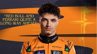 Lando Norris post race interview JEDDAH GP SAUDI ARABIA 2024 [upl. by Lerej]