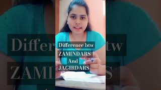 Difference between zamindars and jagirdars tspsc facts top10amazingfactsoftheworld [upl. by Madson]