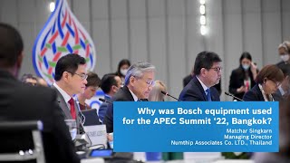 What conference equipment was used for the 2022 APEC Summit in BangkokThailand [upl. by Adlare3]