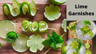 Lime Cocktail Garnish Ideas [upl. by Animrelliug]