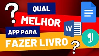 Qual será o melhor aplicativo para fazer seu livro ⁉️  Word  documentos  watppad [upl. by Aniri]