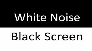 Uninterrupted White Noise  Black Screen  No Ads  12 Hours of Calming Sound for Quiet Spaces [upl. by Edgar104]