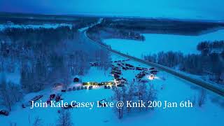 Knik 200 Live Sled Dog Race Coverage by Sports Announcer Kale Casey  Jan 6th 2024 [upl. by Bulley553]