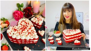 Torta Red velvetricetta facile e buonissima 🤤 red velvet cake speciale per san Valentino [upl. by Eresed719]