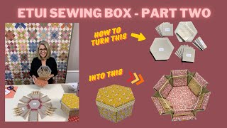 HOW TO MAKE AN ETUI SEWING BOX PART TWO  Making the Sides amp Gussets [upl. by Zenia841]