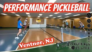 Performance Pickleball in Ventnor NJ  One Indoor Pickleball Court [upl. by Ridinger]