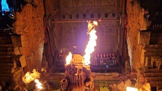 Talocan Phantasialand  OFF RIDE  NIGHT  FIRE 🔥 [upl. by Aspia]