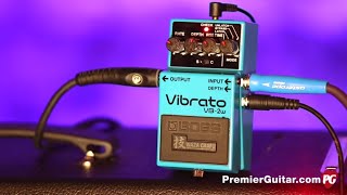 Review Demo  Boss VB2w Vibrato [upl. by Harac528]