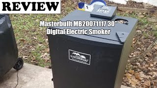 Masterbuilt MB20071117 30quot Digital Electric Smoker  Review 2023 [upl. by Waal733]