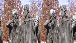 3D Auguste Rodin quotBurghers of Calaisquot  Hirshhorn Sculpture Garden [upl. by Sudderth547]