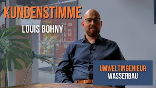 Kundenstimme von Louis Bohny Umweltingenieur für Wasserbau im Hochwasserschutz [upl. by Sergei]