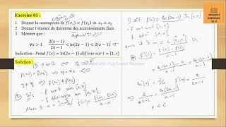 Examen du math 1  Solution [upl. by Teragramyram]