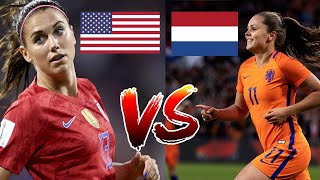 Finale WK vrouwen voetbal VerenigdeStaten VS Nederlands [upl. by Callan]