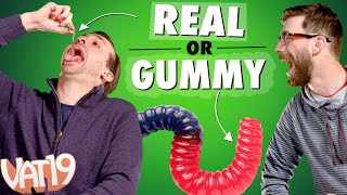 Gummy Worms Vs Real Worms  VAT19 [upl. by Ynahpit]