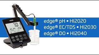 Hanna How To Calibrate the edge® Multiparameter Benchtop pH Meter [upl. by Atlas532]