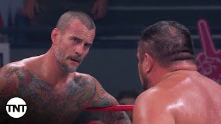 CM Punk and Samoa Joe Face Off In Owen Hart Semis  AEW Collision  TNT [upl. by Paige]