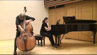 Koussevitzky Concerto for dbass and Orchestra 1st mov Rinat Ibragimov [upl. by Olvan]