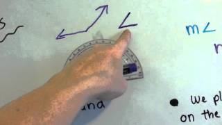 Grade 4 Math 113 Measure and Draw Angles with a Protractor [upl. by Aggy137]