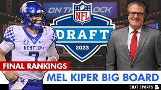 Mel Kiper’s 2023 NFL Draft Big Board FINAL Top 25 Prospect Rankings [upl. by Tihor]