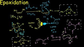 Epoxidation of Alkene  Prilezhaev reaction  Epoxidation of electron rich and deficient alkenes [upl. by Llemmart]