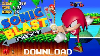 Sonic Blast Next Knuckles Walkthrough HD  Download PC [upl. by Viviana831]