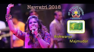 Aishwarya Majmudar Navratri 2018  Garden city  02 HD By social media [upl. by Nanerb]