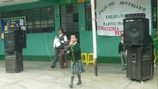 Poesia a mi Colegio Los Pinos 2012 [upl. by Launam]