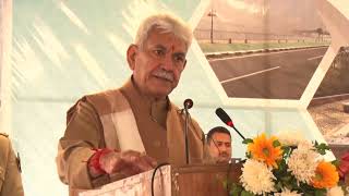 Lt Governor Manoj Sinha inaugurates 4 Dal Lakefront projects of Srinagar Smart City Limited [upl. by Ennazus233]