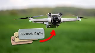 Die eID Plakette für deine Dji Mini 3 Pro von Schilder Schreiber [upl. by Nahseez]