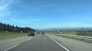 Video 1 Calgary to Banff TransCanada Highway [upl. by Trant]