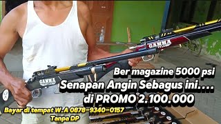 Promo GAMMA style 5000 psi 2 fungsi Magazine dan singgle shot [upl. by Aekan392]