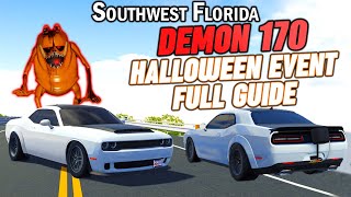 HOW TO GET DEMON 170 IN SOUTHWEST FLORIDA HALLOWEEN EVENT FULL GUIDE  ROBLOX  Southwest Fl [upl. by Anaujd127]