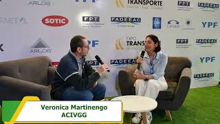 Expo Transporte 2024  Entrevista a Verónica Martinengo de ACIVGG [upl. by Bigot]