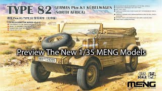 Preview German Pkw K1 Kubelwagen North Africa from MENG Models [upl. by Suirtemed244]