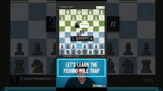 Try the fishing pole trap out yourself ♟️🎣 bulletchess fishingpoletrap [upl. by Whallon]