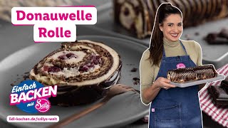 Donauwelle Rolle  Klassiker neu interpretiert  Lidl Einfach Backen Mit Sally  Sallys Welt [upl. by Egidio]