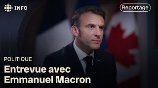 Le président français Emmanuel Macron au Canada [upl. by Carli]