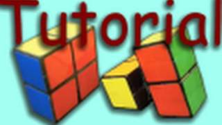 How to Make a 2x2x1 Rubiks Cube  Easy [upl. by Eelydnarb]